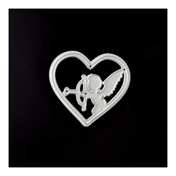 PoppyCrafts Cutting Die - Cupid in Heart Die Design