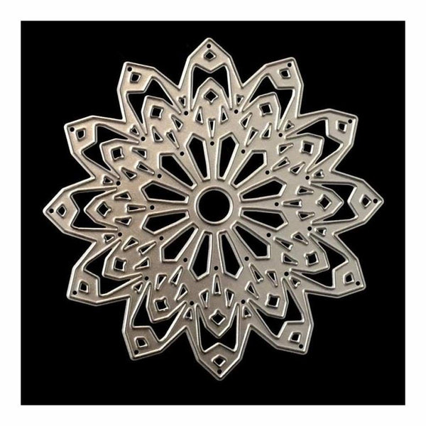 PoppyCrafts Cutting Die - Ornate Flower Die Design