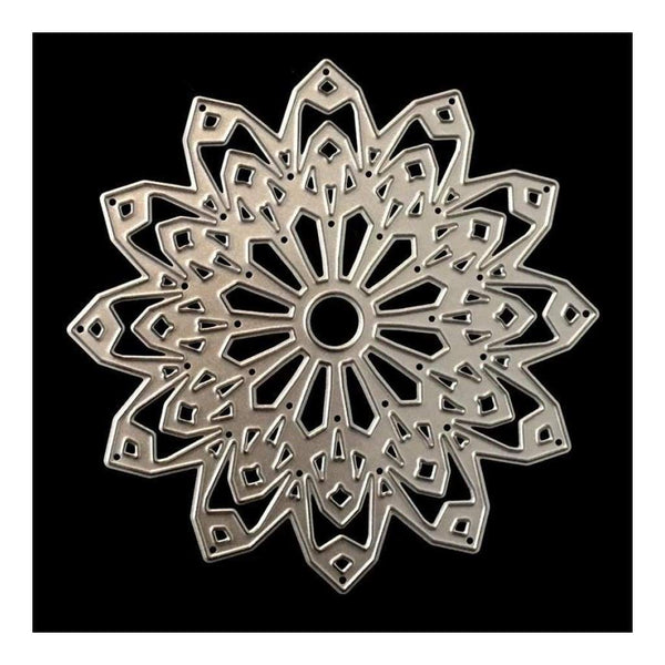 PoppyCrafts Cutting Die - Ornate Flower Die Design #8