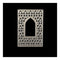 PoppyCrafts Cutting Die - Patterened Rectangle Frame Die with Arch Window