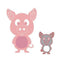 Poppycrafts Dies - Fun Piggy Die Design
