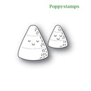 Poppystamps - Whittle Candy Corn craft die