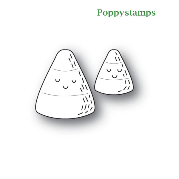 Poppystamps - Whittle Candy Corn craft die
