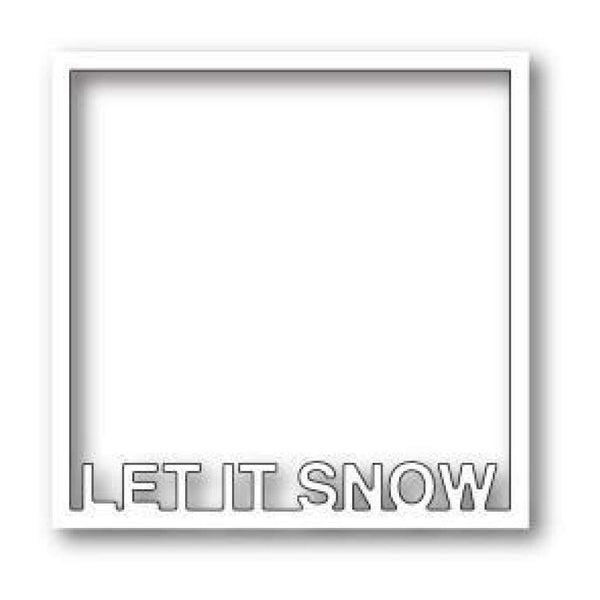 Poppystamps Die - Let It Snow Frame
