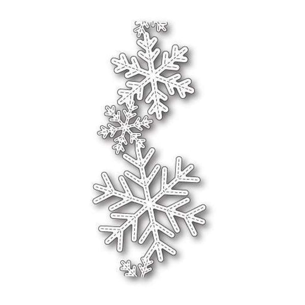Poppystamps Die - Stitched Alpine Snowflake Band