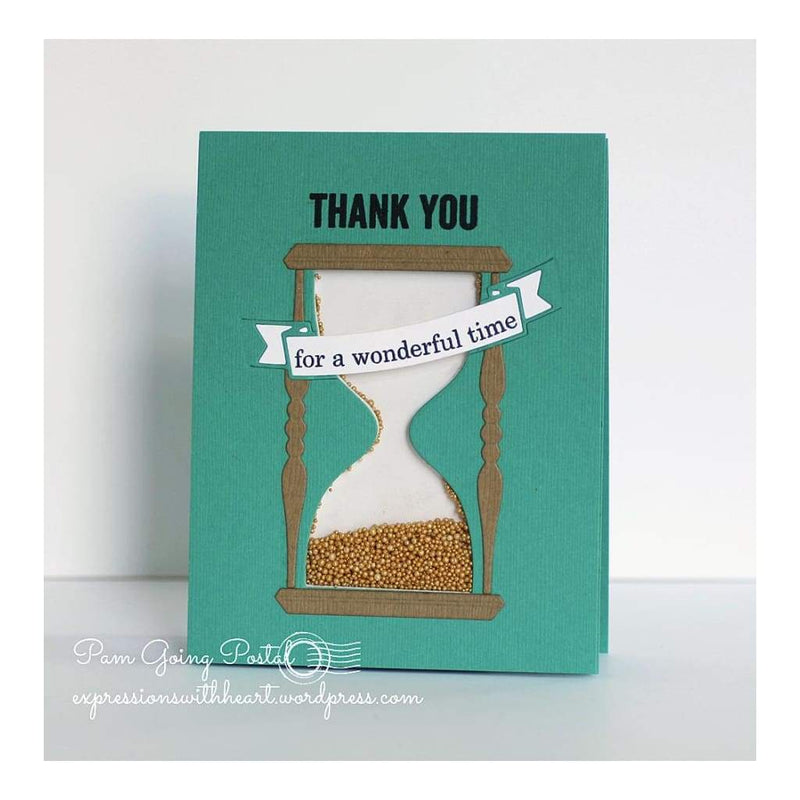 Poppystamps  - Small Hour Glass*