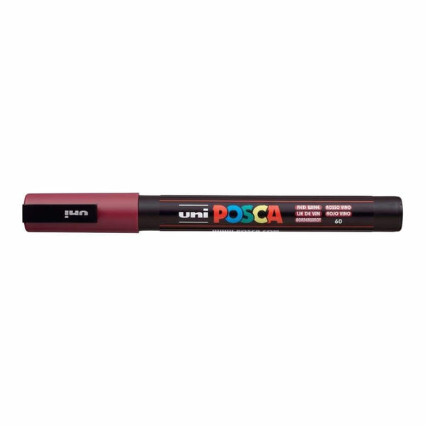 POSCA 3M Fine Bullet Tip Pen - Red Wine