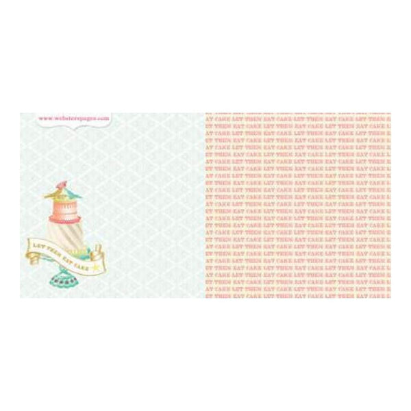 Postcards From Paris Ii - Let Them Eat Cake 12X12 D/Sided Paper (Pack Of 10)