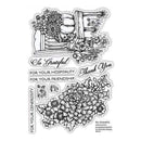 Power Poppy Clear Stamps 4 Inch X6 Inch - So Grateful