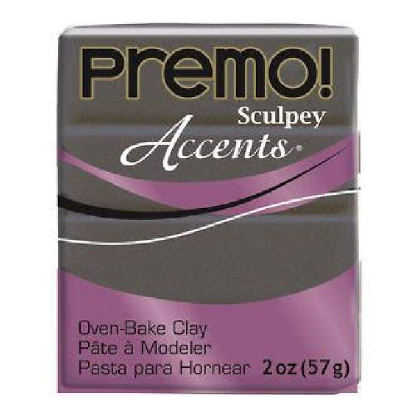 Premo Sculpey Accents Polymer Clay 2oz - Graphite Pearl