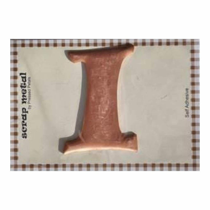Pressed Petals - Letter I - Large - Copper