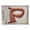 Pressed Petals - Letter P - Large - Copper