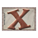 Pressed Petals - Letter X - Large - Copper