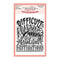 Pretty Quick Inspiring Quotes Difficult Roads A6 Stamp