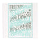 Pretty Quick Inspiring Quotes Friends are Like Stars A6 Stamp