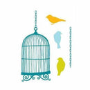 Prima Marketing - Donna Downey - Flocked Iron Ons Birdies