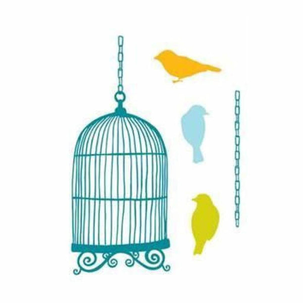 Prima Marketing - Donna Downey - Flocked Iron Ons Birdies