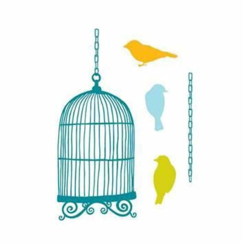 Prima Marketing - Donna Downey - Flocked Iron Ons Birdies