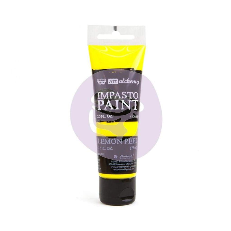 Prima Marketing - Finnabair Art Alchemy Impasto Paint 2.5 Fluid Ounces - Lemon Peel