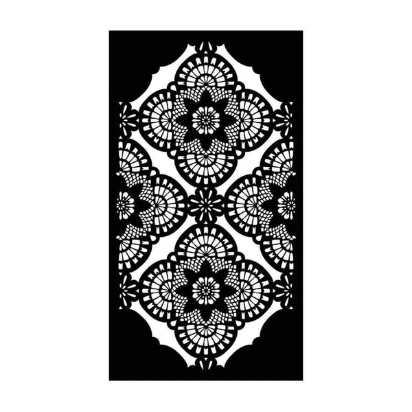 Prima Re-Design 3D Stencil 4.5 inch X26 inch  Millicent Lace