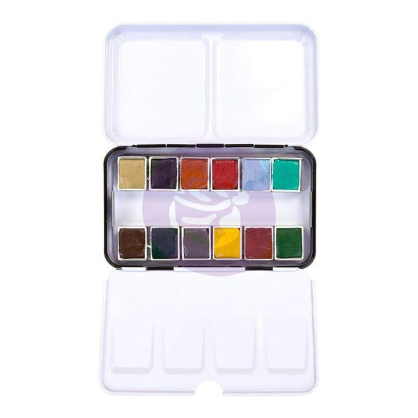 Prima Watercolour Confections Watercolour Pans 12 pack Woodlands
