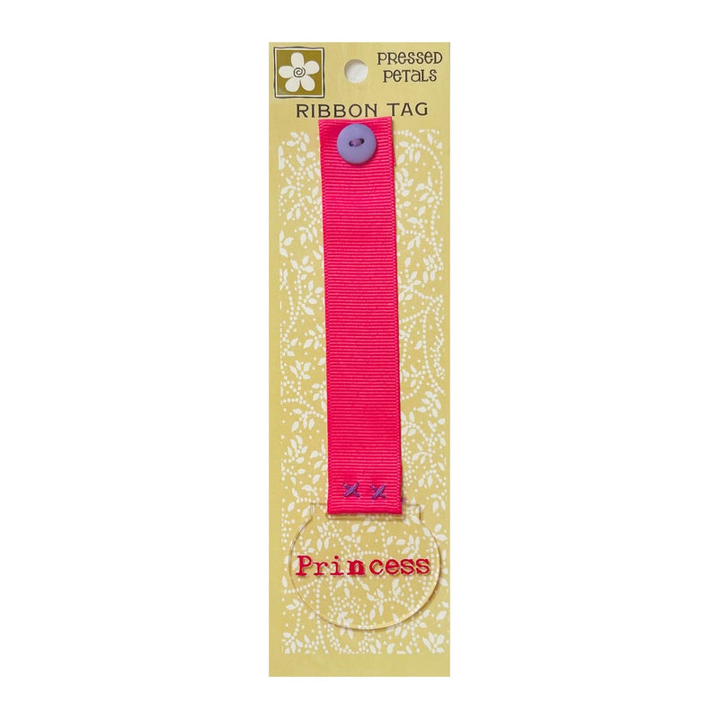 Pressed Petals Ribbon Tag - Princess*