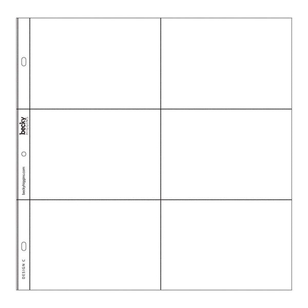 Project Life Photo Pocket Pages 12 pack Design C