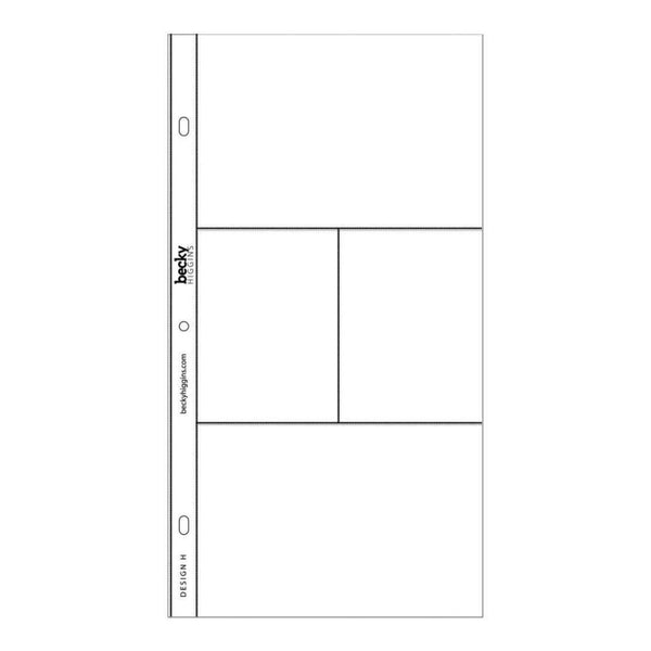 Project Life Photo Pocket Pages 12/Pkg Design H