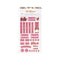Amy Tan Late Afternoon Embossed Puffy Stickers 39/Pkg*