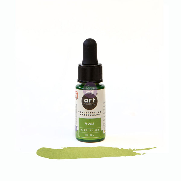 Prima Marketing Art Philosophy Watercolour Concentrate .5oz - Moss