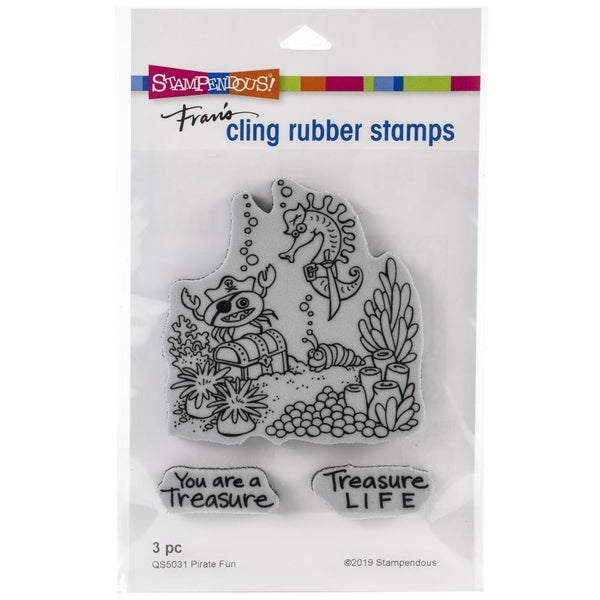 Stampendous Cling Stamp Pirate Fun