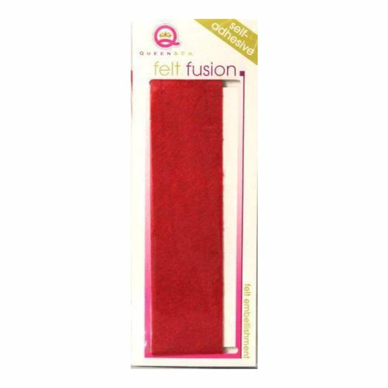 Queen & Co - Felt Solid - Red