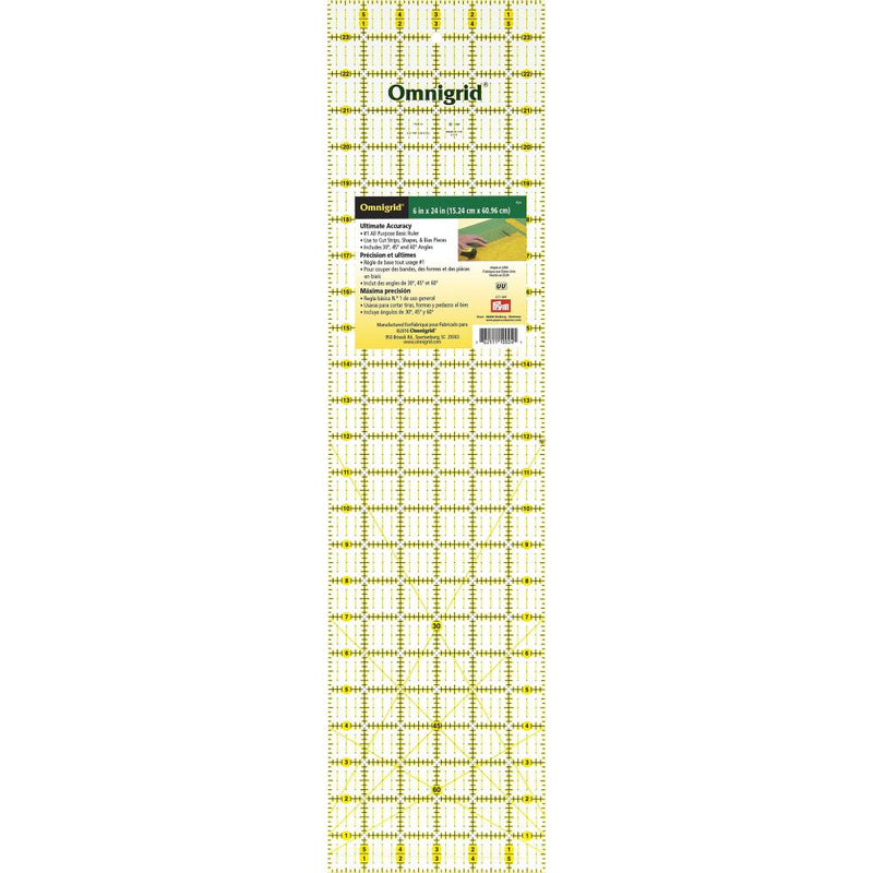 Dritz - Omnigrid Ruler 6 inch X24 inch