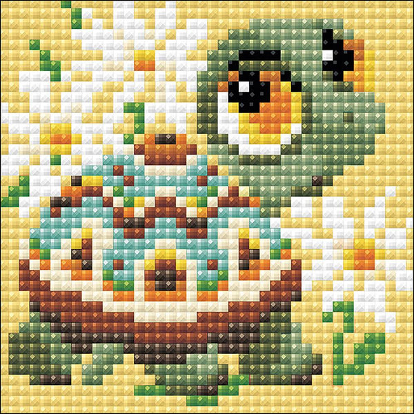 RIOLIS Diamond Mosaic Embroidery Kit 4in x 4in - Turtle*