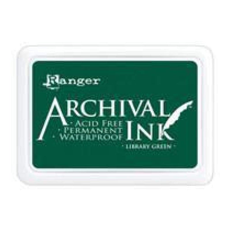 Ranger Archival  Stamp Pads - Library Green