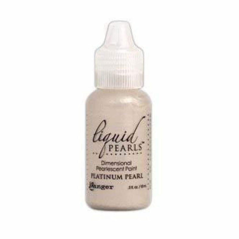 Ranger Liquid Pearls Paint - .05Oz Bottle - Platinum Pearl