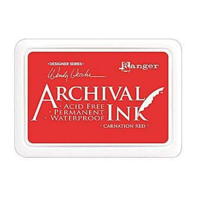 Ranger - Wendy Vecchi Designer Series Archival Ink Pad Carnation Red