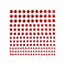 Poppy Crafts Self-Adhesive Rhinestone Sheet - Red