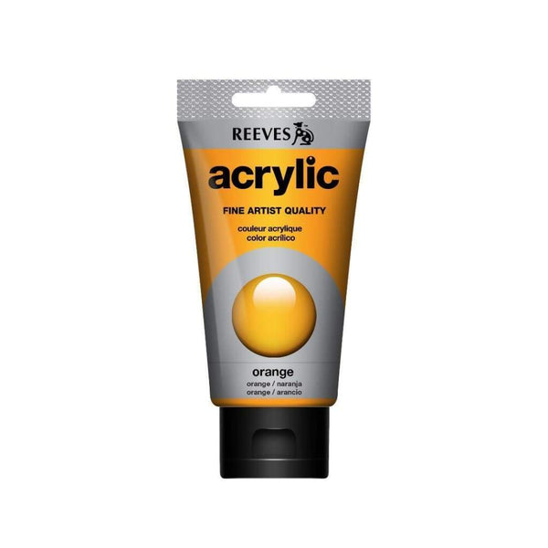 Reeves - Acrylic Paint 75ml - Orange 150