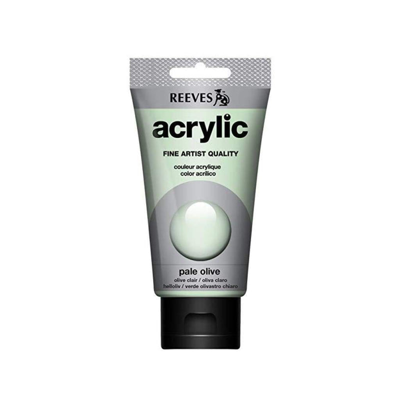 Reeves - Acrylic Paint 75ml - Pale Olive 450