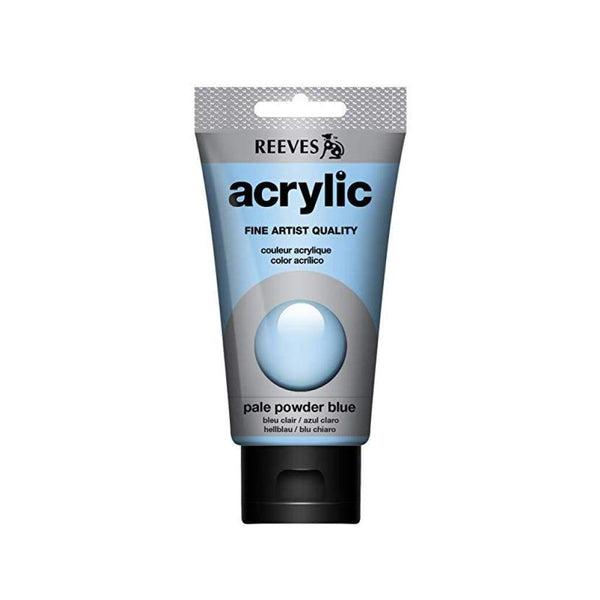 Reeves - Acrylic Paint 75ml - Pale Powder Blue 365