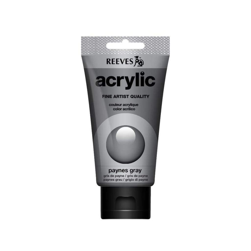 Reeves - Acrylic Paint 75ml - Paynes Grey 610