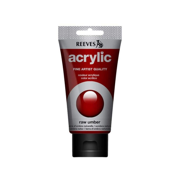 Reeves - Acrylic Paint 75ml - Raw Umber 540