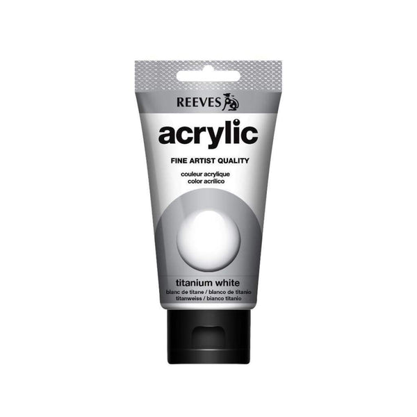 Reeves - Acrylic Paint 75ml - Titanium White