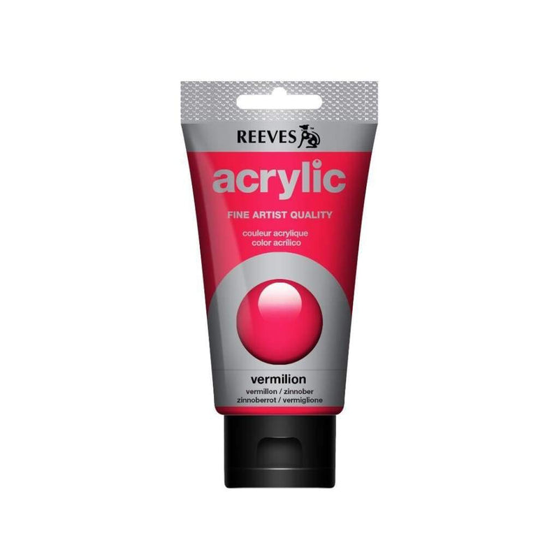 Reeves - Acrylic Paint 75ml - Vermilion