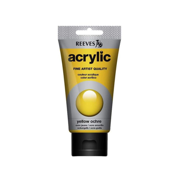 Reeves - Acrylic Paint 75ml - Yellow Ochre