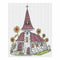 Riley & Company Mushroom Lane Cling Stamp 3.5 Inch X4.25 Inch Church