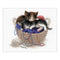 RIOLIS Counted Cross Stitch Kit 11.7inch X9.5inch Kittens In A Basket (14 Count)