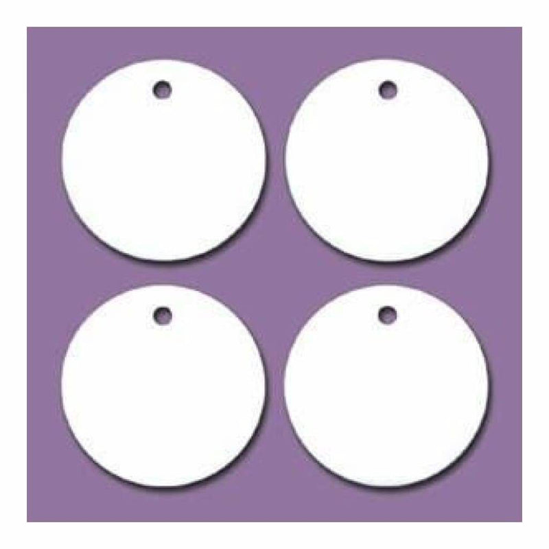 Round Blank Zipper Pulls 4 Pack