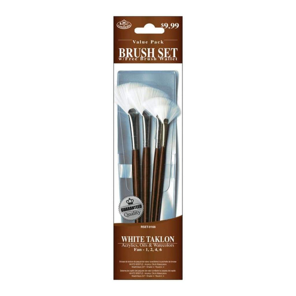 Royal Brush White Taklon Value Pack Brush Set